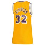women8217s los angeles lakers magic johnson mitchell amp ness gold 198485 hardwood classics swingman jersey – Genuine NBA Hats & Jerseys for Fans