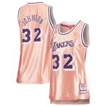 women8217s los angeles lakers magic johnson mitchell amp ness pink 75th anniversary rose gold 1984 swingman jersey – Genuine NBA Hats & Jerseys for Fans