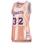 women8217s los angeles lakers magic johnson mitchell amp ness pink 75th anniversary rose gold 1984 swingman jersey – Genuine NBA Hats & Jerseys for Fans