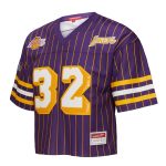 women8217s los angeles lakers magic johnson mitchell amp ness x dannijo purple cropped football fashion jersey 202757162 – Genuine NBA Hats & Jerseys for Fans