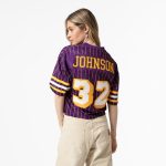 women8217s los angeles lakers magic johnson mitchell amp ness x dannijo purple cropped football fashion jersey 202757162 – Genuine NBA Hats & Jerseys for Fans