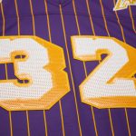 women8217s los angeles lakers magic johnson mitchell amp ness x dannijo purple cropped football fashion jersey – Genuine NBA Hats & Jerseys for Fans