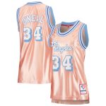 women8217s los angeles lakers shaquille o8217neal mitchell amp ness pink 75th anniversary rose gold 1996 swingman jersey – Genuine NBA Hats & Jerseys for Fans