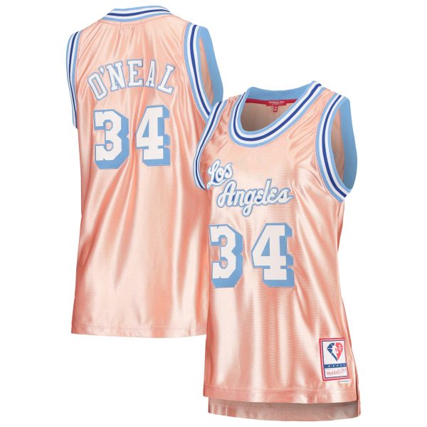 women8217s los angeles lakers shaquille o8217neal mitchell amp ness pink 75th anniversary rose gold 1996 swingman jersey – Genuine NBA Hats & Jerseys for Fans