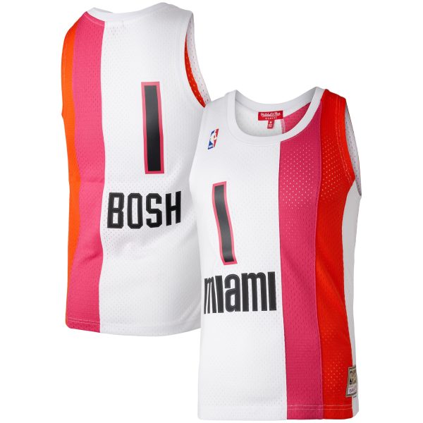 women8217s miami heat chris bosh mitchell amp ness white hardwood classics 201112 swingman jersey – Genuine NBA Hats & Jerseys for Fans