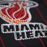 women8217s miami heat dwyane wade mitchell amp ness x dannijo black cropped football fashion jersey – Genuine NBA Hats & Jerseys for Fans