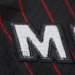 women8217s miami heat dwyane wade mitchell amp ness x dannijo black fashion cropped basketball jersey – Genuine NBA Hats & Jerseys for Fans