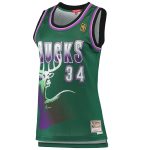 women8217s milwaukee bucks ray allen mitchell amp ness green 199697 hardwood classics swingman jersey – Genuine NBA Hats & Jerseys for Fans