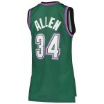 women8217s milwaukee bucks ray allen mitchell amp ness green 199697 hardwood classics swingman jersey – Genuine NBA Hats & Jerseys for Fans