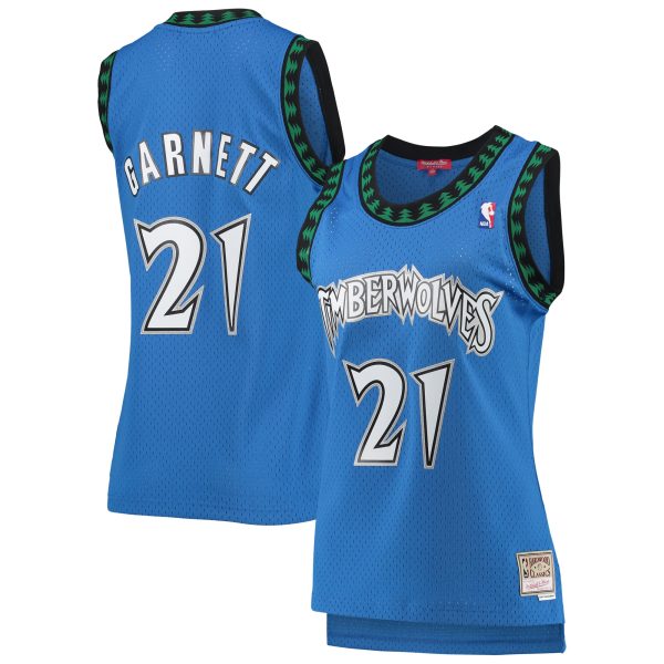 women8217s minnesota timberwolves kevin garnett mitchell amp ness blue hardwood classics swingman jersey – Genuine NBA Hats & Jerseys for Fans