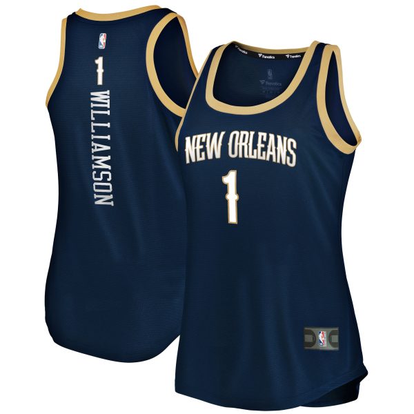 women8217s new orleans pelicans zion williamson fanatics navy fast break team tank jersey – icon edition – Genuine NBA Hats & Jerseys for Fans