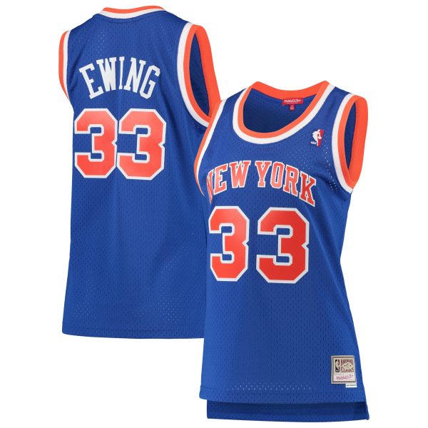 women8217s new york knicks patrick ewing mitchell amp ness blue 199192 hardwood classics swingman jersey – Genuine NBA Hats & Jerseys for Fans