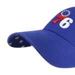women8217s philadelphia 76ers 821747 royal confetti undervisor clean up adjustable hat – Genuine NBA Hats & Jerseys for Fans