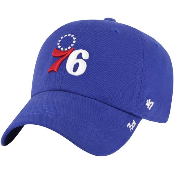 women8217s philadelphia 76ers 821747 royal miata clean up adjustable hat – Genuine NBA Hats & Jerseys for Fans