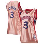 women8217s philadelphia 76ers allen iverson mitchell amp ness pink 75th anniversary rose gold 1996 swingman jersey – Genuine NBA Hats & Jerseys for Fans