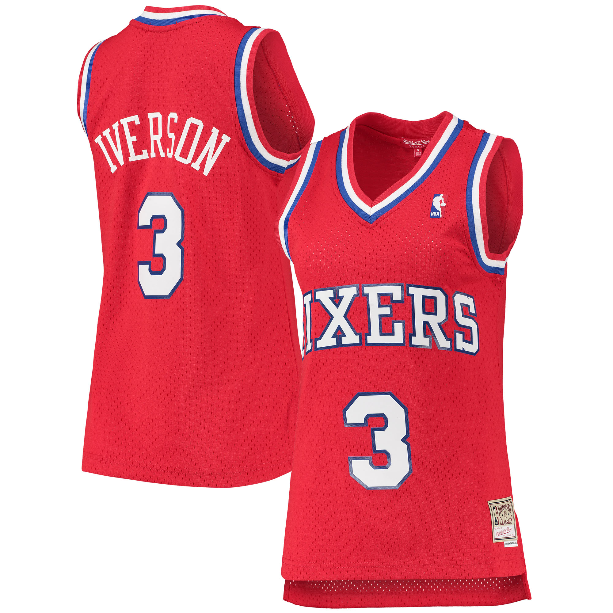 women8217s philadelphia 76ers allen iverson mitchell amp ness red 200203 hardwood classics swingman jersey – Genuine NBA Hats & Jerseys for Fans women8217s philadelphia 76ers allen iverson mitchell amp ness red 200203 hardwood classics swingman jersey – Genuine NBA Hats & Jerseys for Fans
