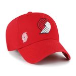 women8217s portland trail blazers 821747 red confetti undervisor clean up adjustable hat – Genuine NBA Hats & Jerseys for Fans