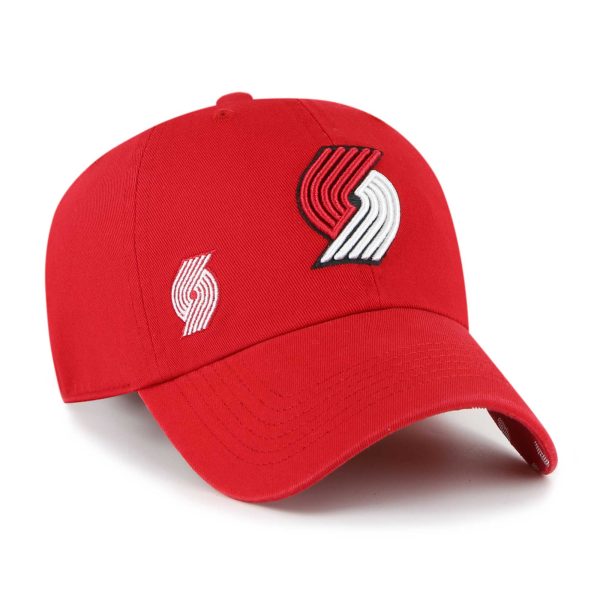 women8217s portland trail blazers 821747 red confetti undervisor clean up adjustable hat – Genuine NBA Hats & Jerseys for Fans