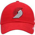 women8217s portland trail blazers 821747 red miata clean up logo adjustable hat – Genuine NBA Hats & Jerseys for Fans