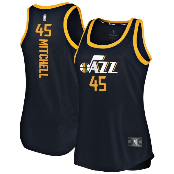 women8217s utah jazz donovan mitchell fanatics navy fast break team tank jersey – icon edition – Genuine NBA Hats & Jerseys for Fans