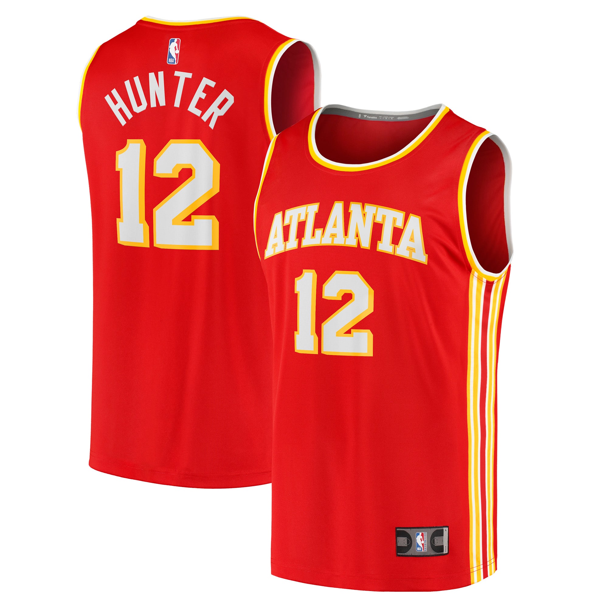 youth atlanta hawks de8217andre hunter fanatics red fast break replica jersey – icon edition – Genuine NBA Hats & Jerseys for Fans
