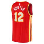 youth atlanta hawks de8217andre hunter fanatics red fast break replica jersey – icon edition – Genuine NBA Hats & Jerseys for Fans