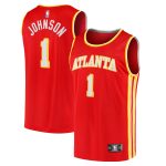 youth atlanta hawks jalen johnson fanatics red fast break replica jersey – icon edition – Genuine NBA Hats & Jerseys for Fans