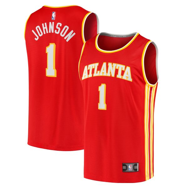 youth atlanta hawks jalen johnson fanatics red fast break replica jersey – icon edition – Genuine NBA Hats & Jerseys for Fans