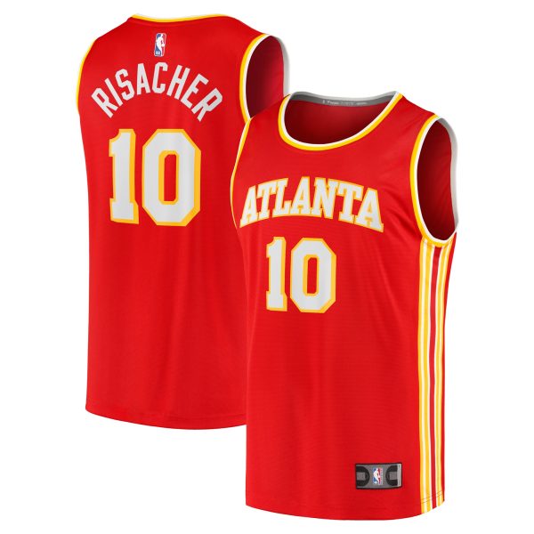 youth atlanta hawks zaccharie risacher fanatics red 2024 nba draft fast break player jersey – icon edition – Genuine NBA Hats & Jerseys for Fans