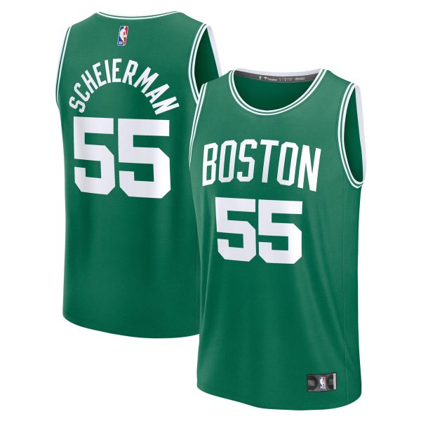 youth boston celtics baylor scheierman fanatics kelly green 2024 nba draft fast break player jersey – icon edition – Genuine NBA Hats & Jerseys for Fans