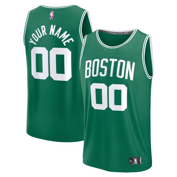 youth boston celtics fanatics kelly green custom fast break jersey – icon edition – Genuine NBA Hats & Jerseys for Fans