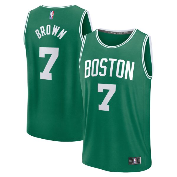 youth boston celtics jaylen brown fanatics kelly green fast break replica player jersey – icon edition – Genuine NBA Hats & Jerseys for Fans