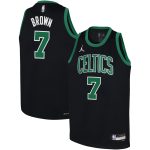 youth boston celtics jaylen brown jordan brand black swingman jersey – statement edition – Genuine NBA Hats & Jerseys for Fans