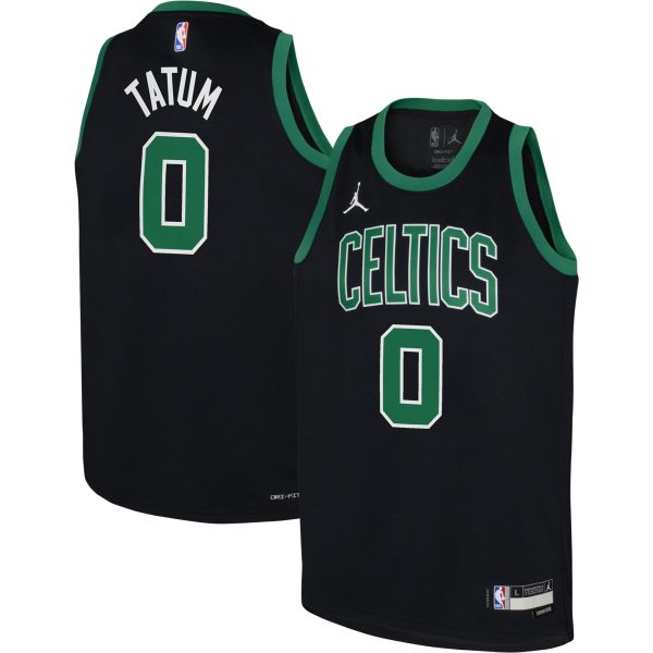 youth boston celtics jayson tatum jordan brand black swingman jersey – statement edition – Genuine NBA Hats & Jerseys for Fans