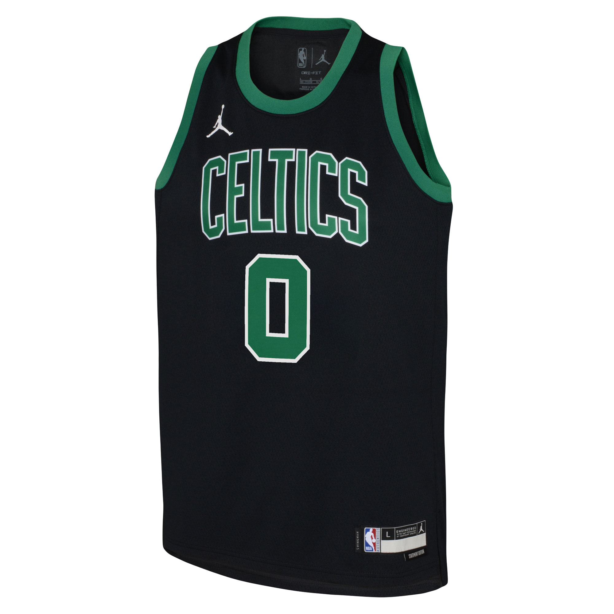 youth boston celtics jayson tatum jordan brand black swingman jersey – statement edition – Genuine NBA Hats & Jerseys for Fans
