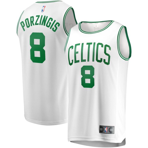 youth boston celtics kristaps porzingis fanatics white fast break player jersey – association edition – Genuine NBA Hats & Jerseys for Fans