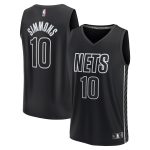 youth brooklyn nets ben simmons fanatics black fast break player jersey – statement edition – Genuine NBA Hats & Jerseys for Fans