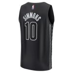youth brooklyn nets ben simmons fanatics black fast break player jersey – statement edition – Genuine NBA Hats & Jerseys for Fans