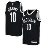 youth brooklyn nets ben simmons nike black swingman jersey – icon edition – Genuine NBA Hats & Jerseys for Fans