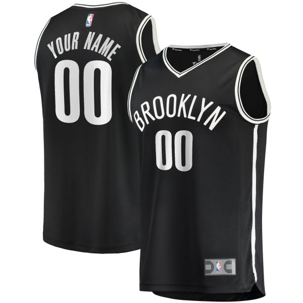 youth brooklyn nets fanatics black fast break custom replica jersey – icon edition – Genuine NBA Hats & Jerseys for Fans