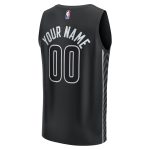 youth brooklyn nets fanatics black fast break replica custom jersey – statement edition – Genuine NBA Hats & Jerseys for Fans