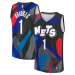 youth brooklyn nets mikal bridges fanatics black fast break jersey – city edition – Genuine NBA Hats & Jerseys for Fans