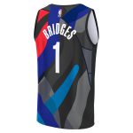 youth brooklyn nets mikal bridges fanatics black fast break jersey – city edition – Genuine NBA Hats & Jerseys for Fans