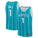youth charlotte hornets lamelo ball fanatics teal fast break replica player jersey – icon edition – Genuine NBA Hats & Jerseys for Fans