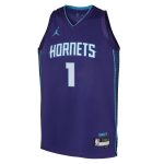 youth charlotte hornets lamelo ball jordan brand purple swingman jersey – statement edition – Genuine NBA Hats & Jerseys for Fans
