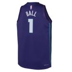 youth charlotte hornets lamelo ball jordan brand purple swingman jersey – statement edition – Genuine NBA Hats & Jerseys for Fans