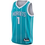 youth charlotte hornets lamelo ball nike teal swingman jersey – icon edition – Genuine NBA Hats & Jerseys for Fans