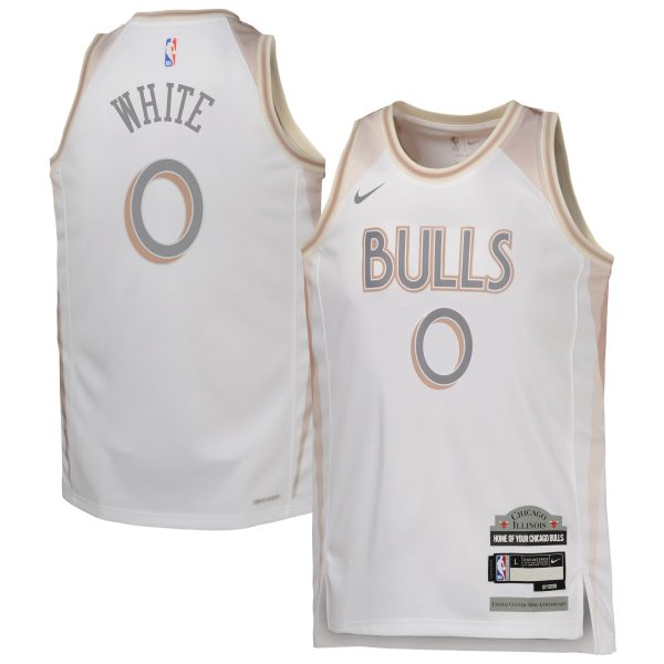youth chicago bulls coby white nike white 202425 swingman player jersey – city edition – Genuine NBA Hats & Jerseys for Fans