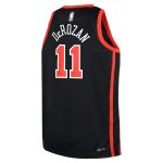 youth chicago bulls demar derozan nike black swingman replica jersey – city edition – Genuine NBA Hats & Jerseys for Fans