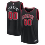 youth chicago bulls fanatics black fast break replica custom jersey – statement edition – Genuine NBA Hats & Jerseys for Fans